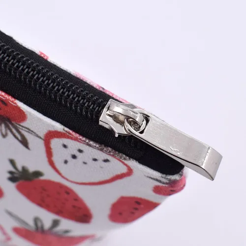 Miniatura 9 de TeeYee Bolsa de maquillaje de lona para mujer con cremallera, bolsa de gran capacidad, bolsa de aseo de viaje, bolsa de almacenamiento, organizador