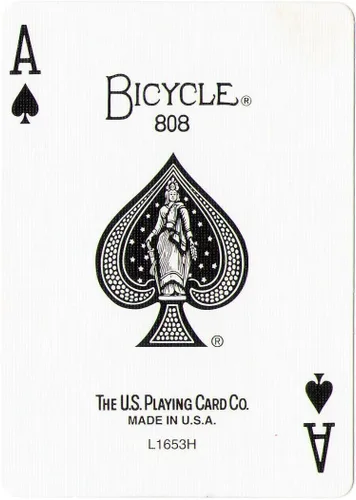 Miniatura 5 de Bicycle Blue Back (Clubs, Queen) cartas de truco de magia, cubierta de fuerza de 1 vía, 52 cartas del mismo número y traje, cartulina, inglés, a