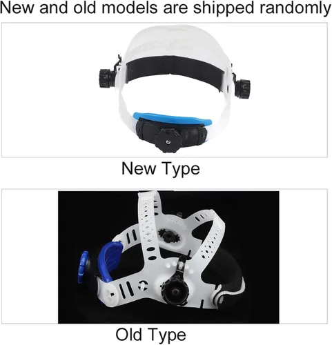 Miniatura 5 de Conjunto de casco de repuesto para la cabeza, casco de soldadura, diadema ajustable de ABS, diadema integrada para oscurecimiento solar automático