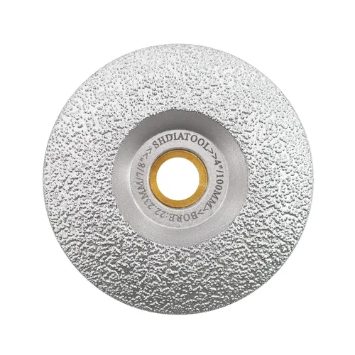 SHDIATOOL Muela abrasiva de diamante de 4 pulgadas para granito mármol hierro acero albañilería taza disco de pulido encaja 7/8 pulgadas eje