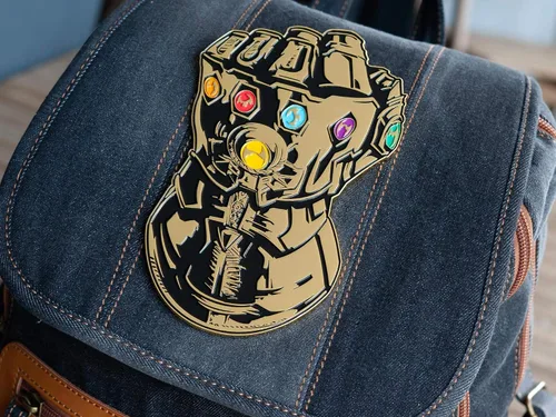 Miniatura 3 de Marvel Avengers Endgame Infinity Guantelete Pin Gran Pin 6 pulgadas, Metal, Sin gemas.