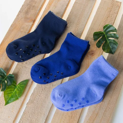 Miniatura 4 de 12 pares de calcetines antideslizantes para niños pequeños y niñas