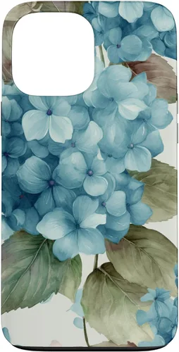 Miniatura 24 de Watercolor Shabby Chic Blue Hydrangeas Flower Case for iPhone 17