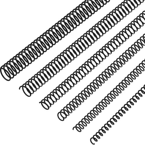 Leinuosen Paquete de 120 bobinas de encuadernación en espiral de plástico, bobinas de varios tamaños para encuadernar, peines y espinas (1/4 5/16