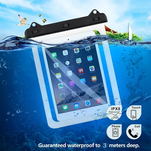 Miniatura 6 de AICase Universal iPad impermeable, bolsa seca para iPad Pro 10.5, nuevo iPad 9.7 2017/2018, iPad Pro 9.7, iPad Air/Air 2, tabletas de hasta 11.5 5