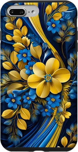 Miniatura 12 de Bandera de estilo floral de Ucrania para iPhone 11 Pro Max - Funda del orgullo ucraniano
