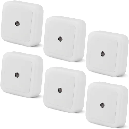 Miniatura 10 de Othmro Paquete de 4 luces nocturnas enchufables, sensor LED cálido automático del atardecer al amanecer, lámpara de mesita de noche pequeña