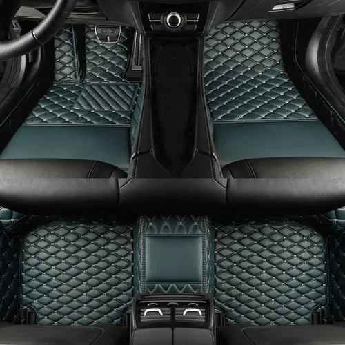 TAHALI - Tapetes de colores para automóvil, para el 99.9% de sedanes, SUV y deportivos, forros para todo tipo de clima, tapetes 3D de cuero para