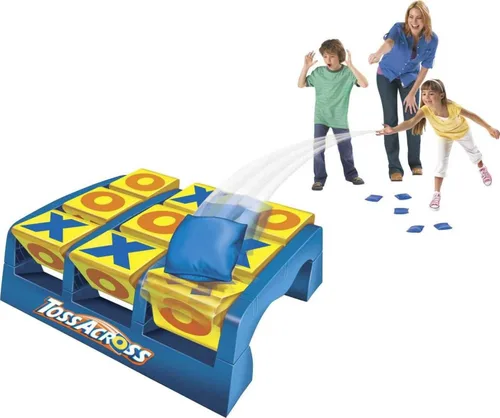 Miniatura 2 de Mattel Games Toss Across - Juego al aire libre para niños, juego de lanzamiento de costales de frijoles para campamentos y noches familiares