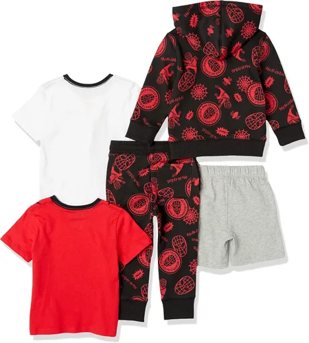 Miniatura 3 de Amazon Essentials Disney Marvel Star Wars Conjuntos de ropa para niño y niño pequeño (anteriormente Spotted Zebra), paquete de 5