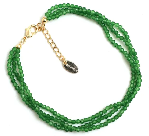 Miniatura 66 de Gempires Natural Multi Strand Beaded Bracelets Lightweight Handmade Gemstone Jewelry Hypoallergenic 8 Inch Gold Plated Stylish Everyday Wear Jewelry