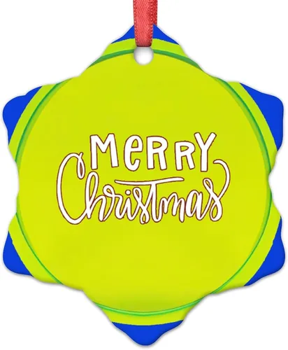 Miniatura 10 de Adornos de pelota de tenis para árboles de Navidad, adornos deportivos de Navidad personalizados 2022, adornos colgantes conmemorativos de Navidad