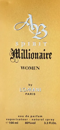 Miniatura 2 de Lomani AB Spirit Millionaire Eau de Parfum en espray para mujer, 3.3 onzas