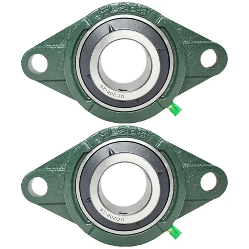 Miniatura 13 de Paquete de 2 rodamientos de bloque de almohada UCFL204-12, unidad de rodamiento de bolas de montaje en brida, orificio de 3/4 pulgadas, brida de 2