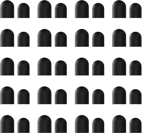 DAXINGXING 40 piezas de puntas de goma de repuesto para lápiz capacitivo, alta sensibilidad y precisión, puntas de goma negras universales para