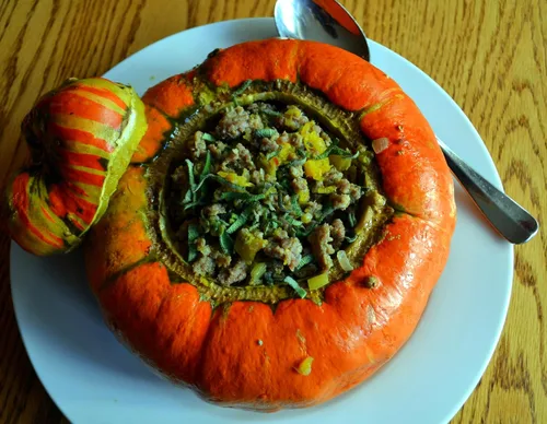Miniatura 6 de TomorrowSeeds - Turk's Turbante Semillas de calabaza - Más de 20 unidades - Para plantar en 2025 en Estados Unidos Jardín Vegetal Calabaza Calabaza