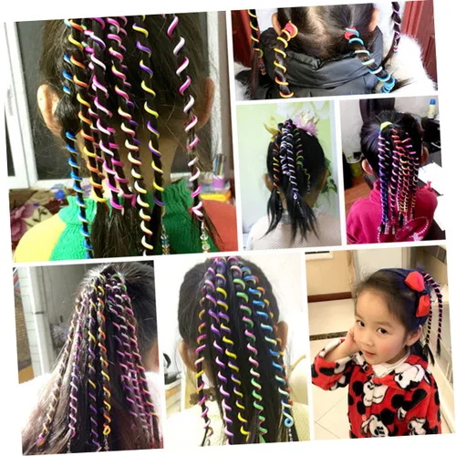 Miniatura 5 de FOMIYES Pinzas para el cabello para niñas y niños, 6 piezas, herramienta para trenzar para niños pequeños