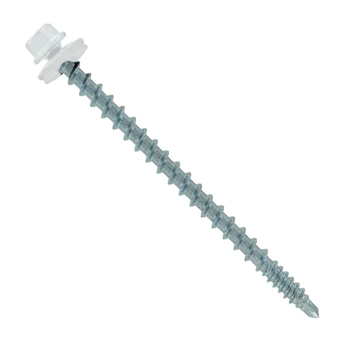 Miniatura 30 de Fasteners Plus ST Fastening Kwikseal Woodbinder Tornillos de Metal a Madera #10 X 1 Burgundy con Arandela de Goma EPDM, 250 Unidades - Diseñados