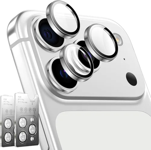 Miniatura 8 de LK Protector de lente de cámara para iPhone 17 Pro/17 Pro Max [Top 9H+ Grado Militar A Prueba de Roturas] Instalación de Un Clic, Ultra-Resistente