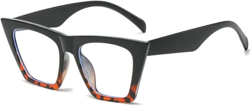 Miniatura 5 de helena Gafas de lectura cuadradas de gran tamaño para mujer, para lectores de moda, con bisagra de resorte, montura cuadrada gruesa, lentes UV400