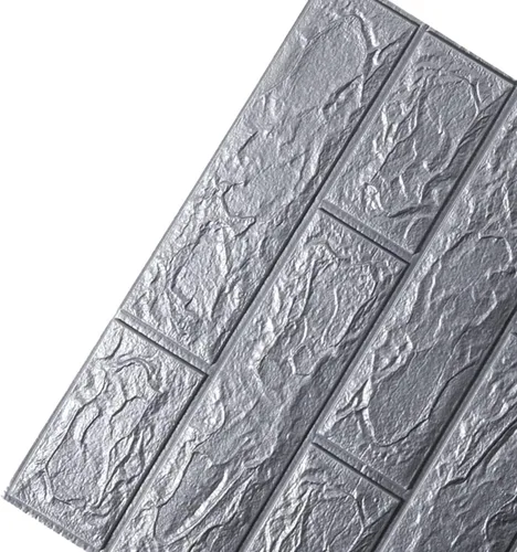 Miniatura 20 de ECYC Ltd Paneles de pared de espuma de ladrillo 3D de 13.78 x 30.31 x 0.18 pulgadas, paneles de papel tapiz de espuma autoadhesivos, calcomanías