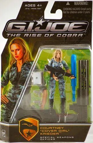 G.I. Joe Rise of Cobra Figura de película Courtney "Cover Girl" Krieger (Oficial de Armas Especiales)