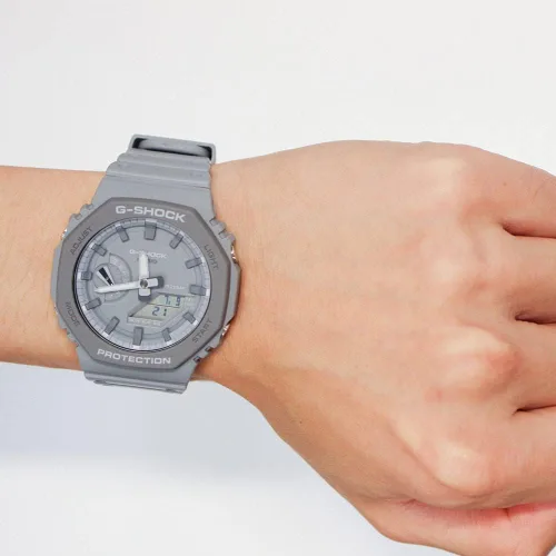 Miniatura 4 de Casio G-Shock G-Shock GA-2110ET-8A - GA-2110ET-8A para hombre, resistente al agua, analógico, digital, gris, Moderno