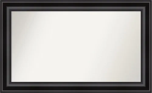 Miniatura 361 de Amanti Art Espejo personalizado, espejo de baño negro puente, espejo de pared o espejo de tocador de baño sobre el fregadero (26 x 26 pulgadas)