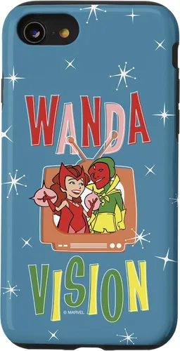 Miniatura 18 de Marvel WandaVision Wanda & Vision Retro TV Artwork - Carcasa para iPhone 17