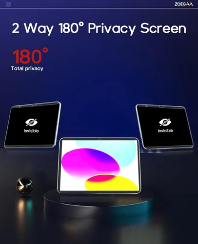 Miniatura 3 de ZZOEGAA - Protector de pantalla de privacidad para iPad de 9ª generación, protector de pantalla de privacidad magnético para iPad de 9ª 8ª y 7ª