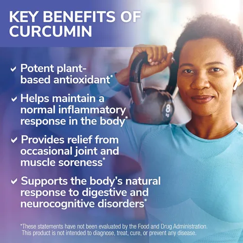 Miniatura 3 de TetraCumin - Suplemento de apoyo articular QR, metabolito de curcumina de cúrcuma de liberación rápida, suplementos articulares patentados