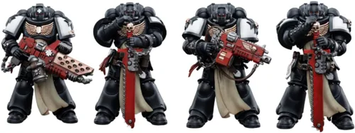 Miniatura 13 de JOYTOY 1/18 Warhammer 40,000 Figura de acción Black Templars The Emperors Champion Rolantus Collection