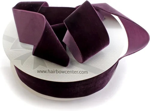 Miniatura 19 de Cinta de terciopelo de 2 pulgadas de un solo lado, suave felpa de lujo, ribete para manualidades para lazos para el cabello, costura, envoltura
