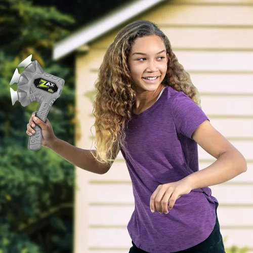 Miniatura 4 de Zing Zax, hachas de lanzamiento de espuma suave, incluye 2 zaxes y 1 objetivo
