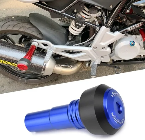 Miniatura 15 de Accessoires - Protector contra caídas de escape deslizante compatible con Suzuki GSXS750, GIXXER 250SF, GIXXER 150SF, GSX-R150, GSX-R125, GSX-S150
