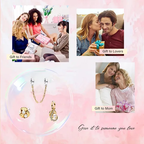 Miniatura 20 de Amufer S925 Charms for Women, compatible with Pandora Bracelets and Necklaces, Jewelry Gift