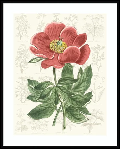 Miniatura 15 de Amanti Art Vision Studio - Lienzo decorativo para pared, 24 x 20 pulgadas, diseño de jardín de flores de peonía, arte de pared de flores, decoración