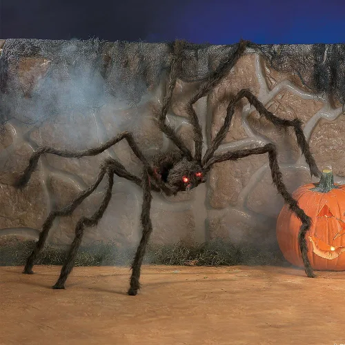Miniatura 3 de Fun Express - Araña peluda con ojos rojos para Halloween - Decoración del hogar - Accesorios decorativos - Acentos para el hogar - Halloween - 1