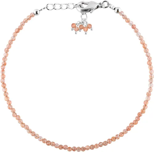 Miniatura 79 de Natural Gemstone Micro Round Beads Dainty Choker Bangle Bracelet, Handmade Jewelry for Women, Healing Chakra Crystals Silver Plated Chain 8 inch
