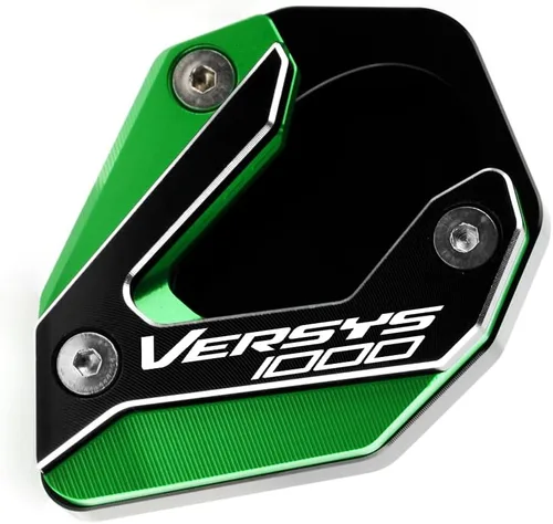 Miniatura 12 de Placa de extensión de soporte lateral de motocicleta compatible con Kawasaki Versys 1000 SE KLZ1000 SE LT+ 2015-2022 Soporte para almohadilla