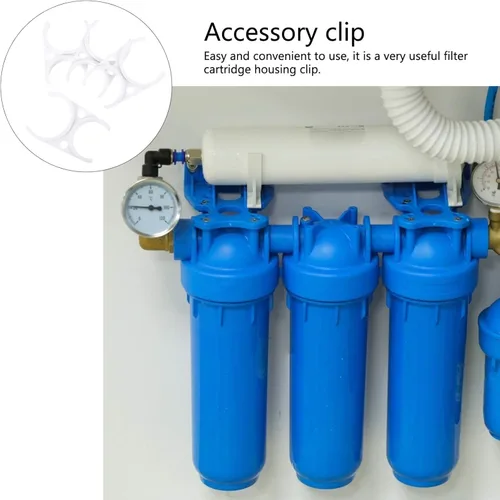 Miniatura 4 de DOITOOL 10 unids clip filtro recipiente herramientas de fijación ro filtro de agua purificador de agua accesorios de fijación soporte de herramienta
