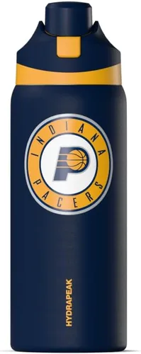Miniatura 18 de Hydrapeak Botella de agua aislada con licencia oficial de la NBA Phoenix Suns Oasis de 32 onzas con tapa de botón y asa integrada, botella deportiva