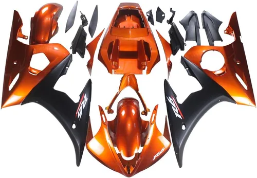 Miniatura 19 de Carenado de inyección azul para Yamaha YZF 2003-2005 R6 y 2006-2009 R6S nuevo kit pintado ABS plástico motocicleta carrocería mercado de accesorios