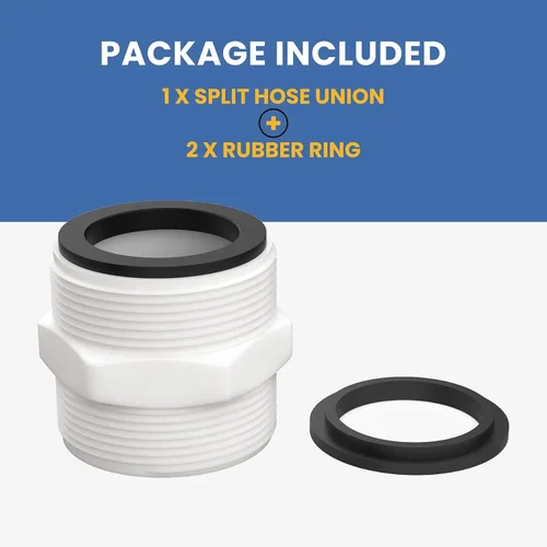 Miniatura 6 de Reemplazo del conector de manguera dividida para manguera de piscina Intex y Coleman sobre el suelo, se adapta a bombas de filtro, generadores