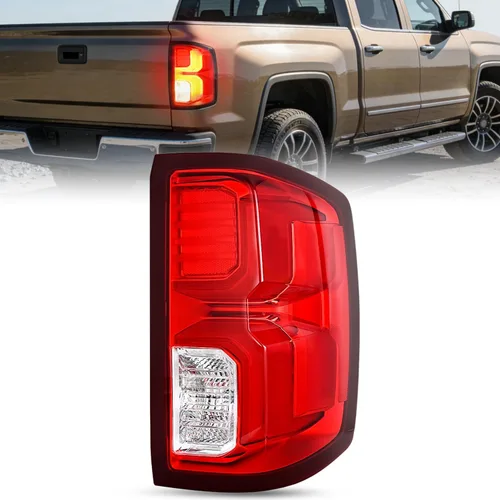 Miniatura 13 de Ensamble de luz trasera Nilight Compatible con Chevy Silverado 1500 2014 2015 2016 2017 2018 2019, 2500 HD 3500 HD, GMC Sierra 3500HD 2015-2019, Par