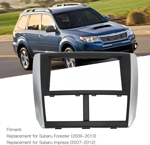 Miniatura 6 de Fydun Auto Dash Audio Fascia, 2DIN DVD Panel Marco Navegación Trim Tablero de Audio Marco de Reemplazo para Forester Impreza