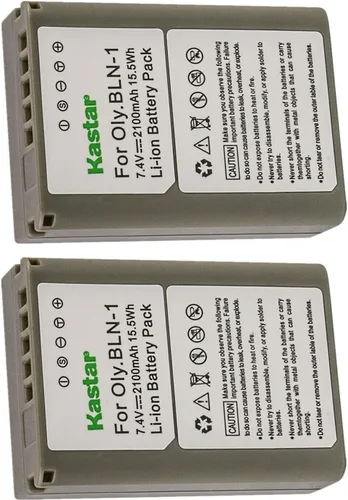 Miniatura 5 de Kastar Paquete de 1 batería recargable de repuesto para batería Olympus BLN-1 BLN1, cargador BCN-1 BCN1, Olympus M-D E-M1, OM-D E-M5, OM-D E-M5 Mark