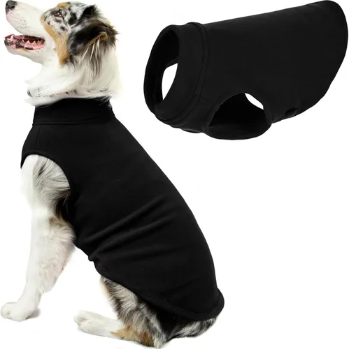 Miniatura 19 de Gooby - Chaleco de Vellón Elástico, Chaleco de Vellón Tipo Pullover Chaqueta Suéter para Perros, Azul Argyle, Extra Pequeño