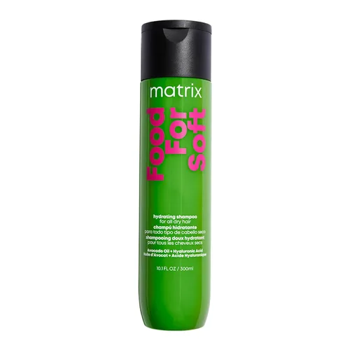MATRIX Food For Soft Shampoo For Dry and Brittle Hair - Moisturizes and Hydrates, Softens and Smooths, With Avocado Oil & Hyaluronic Acid, Vegan,