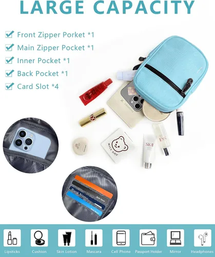 Miniatura 5 de Bandoleras cruzadas para mujer, a la moda, convertibles, multiposición, riñonera para mujer